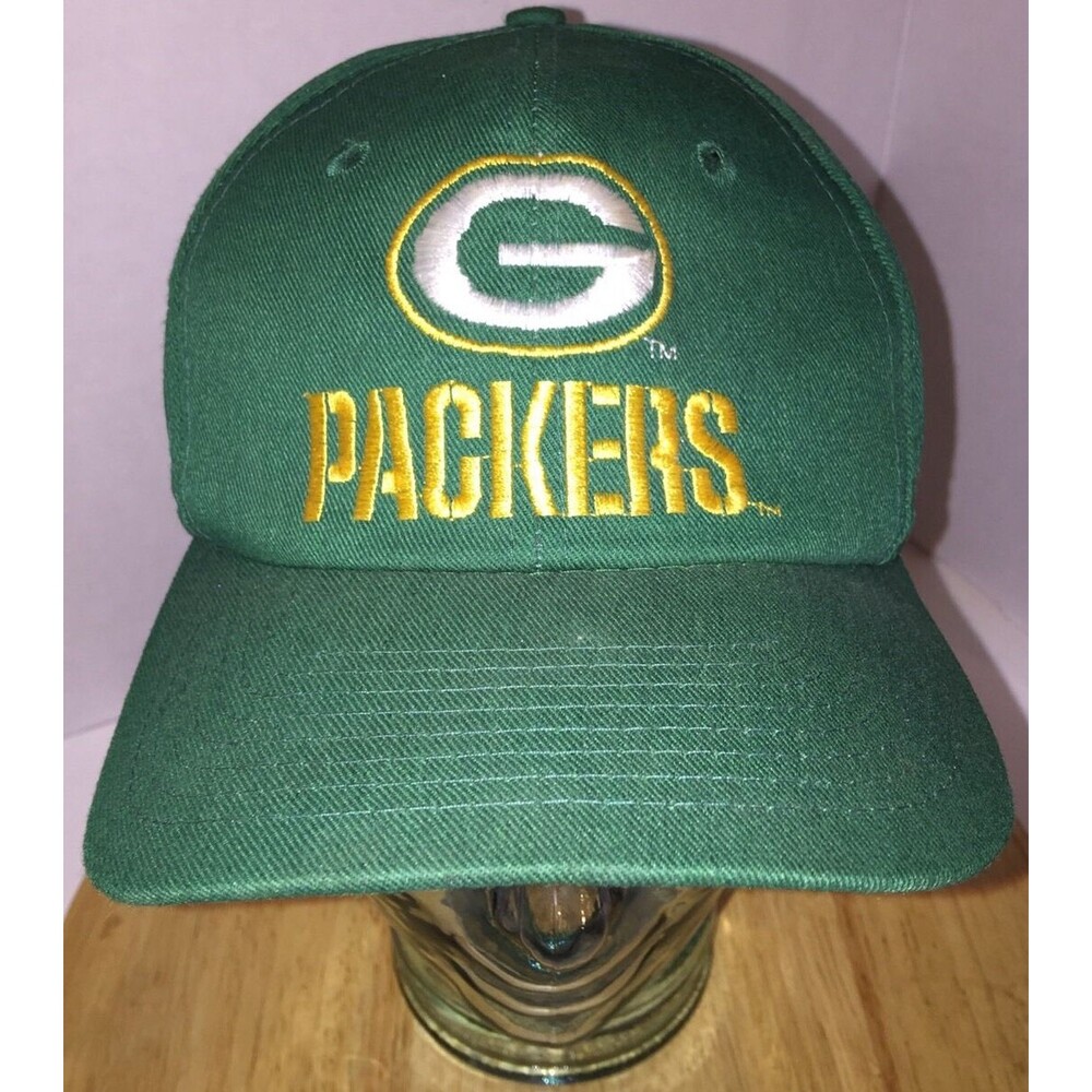 Vintage 90s GREEN BAY PACKERS Eastport Starter Green Hat Cap Snapback NFL GOLD